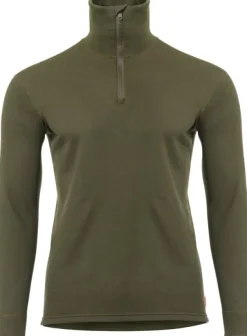 Aclima WoolTerry Polo kerrastopaita, Olive Night Outlet