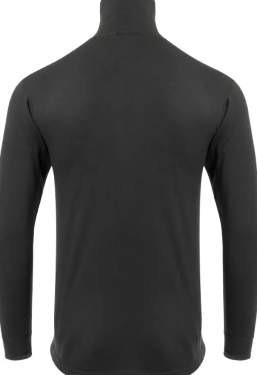 WoolTerry Polo kerrastopaita, Jet Black-Aclima Fashion