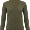 Aclima WoolTerry Polo naisten kerrastopaita, Olive Night Clearance