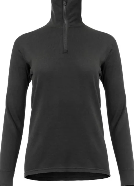 Aclima WoolTerry Polo naisten kerrastopaita, Jet Black Discount