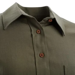 Aclima Woven Wool Shirt Woman Ranger Green Outlet