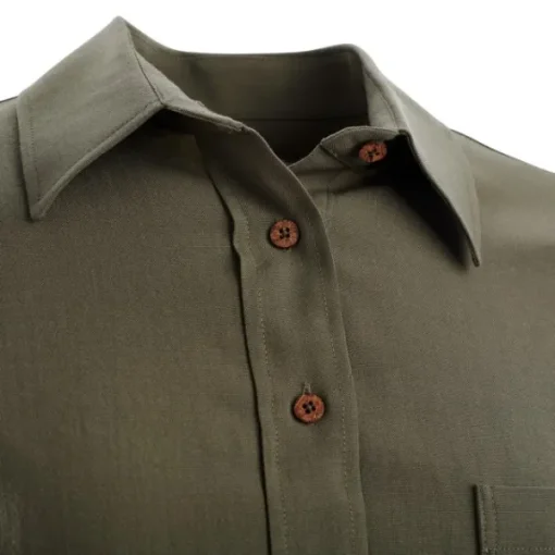 Aclima Woven Wool Shirt Woman Ranger Green Outlet