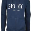 Hoodie Zipper Dark Blue-After Hunt Clearance