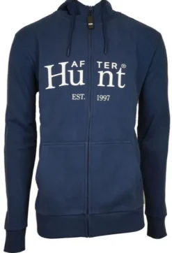 Hoodie Zipper Dark Blue-After Hunt Clearance