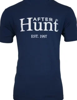 Logo T-Shirt Dark Blue-After Hunt Discount