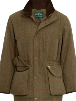 Combrook Waterproof Tweed Shooting Field Coat metsästystakki, Sage-Alan Paine Sale