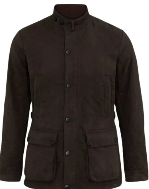 Alan Paine Felwell Quilted Jacket takki, Olive Outlet