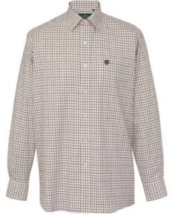 Alan Paine M's Ilkley Shirt Red Check Hot