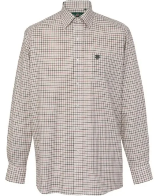 Alan Paine M's Ilkley Shirt Red Check Hot
