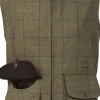 Alan Paine M's Rutland Tweed Waistcoat Dark Moss New