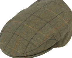 M's Rutland Tweed Cap Dark Moss-Alan Paine Online