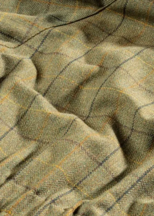 Alan Paine M's Rutland Tweed Shooting Waistcoat Dark Moss Discount