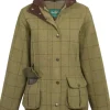 Rutland Ladies Waterproof Tweed Coat Lichen-Alan Paine Best