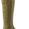 Shooting Sock sukat, Ochre/Olive-Alan Paine Hot