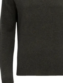 Streetly V-Neck Pullover lampaanvillainen pusero, tummanvihreä-Alan Paine New
