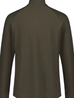 Alaska CoolDry Half-Zip Top paita, Moss Brown-Alaska 1795 Discount