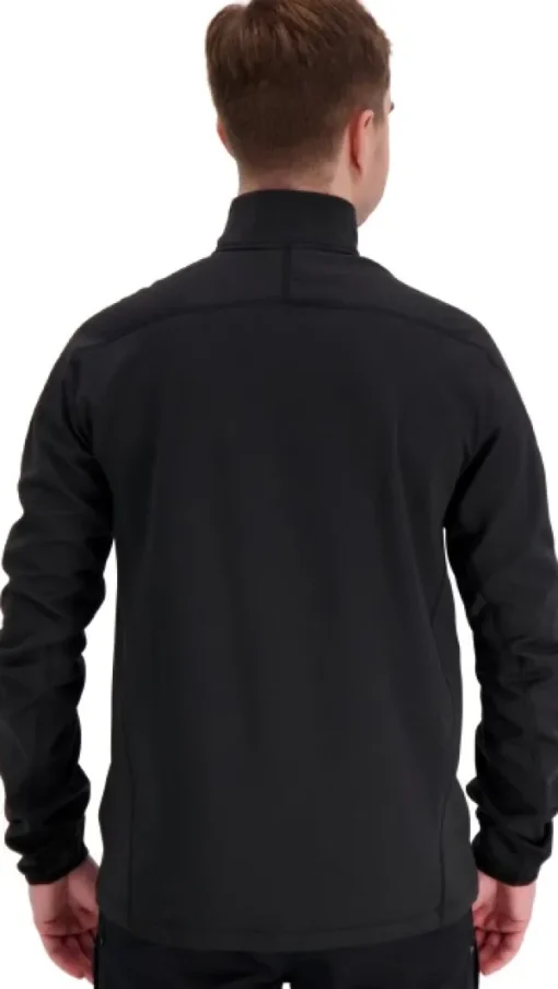 Alaska M's ThermoDry Half-Zip Top tekninen pusero, musta-Alaska 1795 Outlet