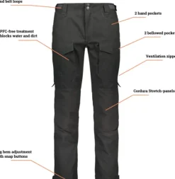 Alaska Ranger Cordura -miesten housut, tummanharmaa-Alaska 1795 Hot