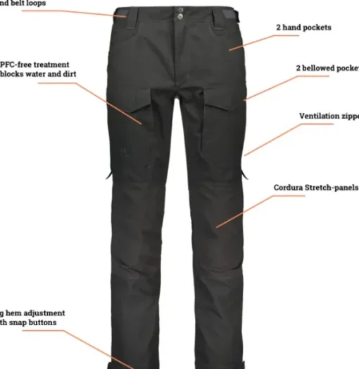 Alaska Ranger Cordura -miesten housut, tummanharmaa-Alaska 1795 Hot