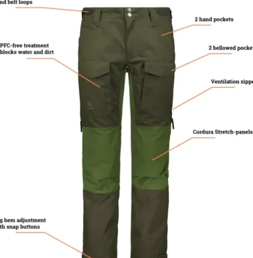 Alaska 1795 Alaska Ranger Cordura -miesten housut, vihreä Online