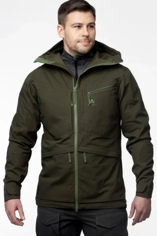 Alaska 1795 Alaska Ranger -miesten takki, vihreä Hot