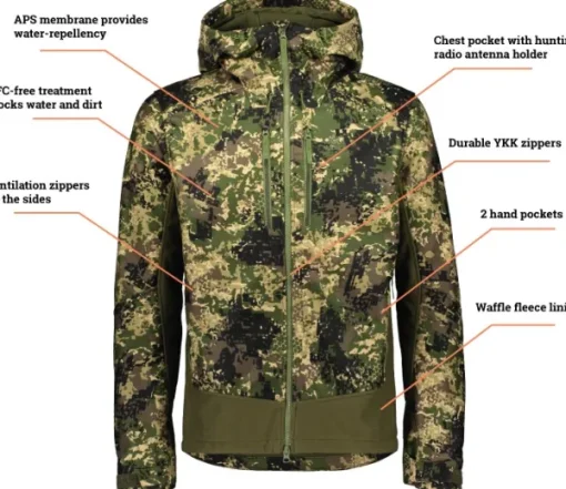 Alaska Raptor -miesten metsästystakki, BlindTech Invisible II-Alaska 1795 Fashion