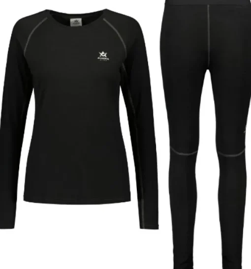Alaska Superior Merino Base Layer naisten kerrasto, musta-Alaska 1795 Clearance