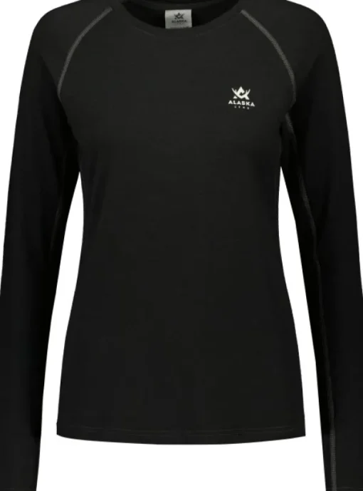 Alaska Superior Merino Base Layer naisten kerrasto, musta-Alaska 1795 Clearance