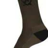 Alaska 1795 Alaska Superior Merino Sock sukat, 2-pakkaus, Brown/Black Fashion