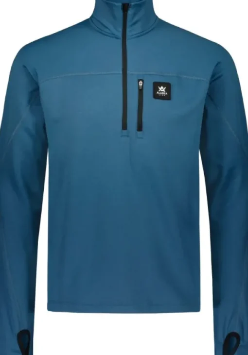 Alaska 1795 Alaska ThermoDry Half-Zip Top tekninen pusero, Deep Blue Clearance
