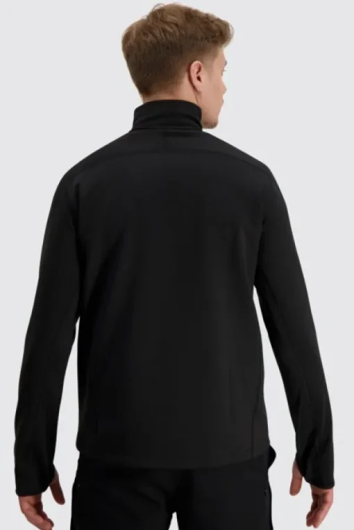 Alaska 1795 Alaska ThermoDry Half-Zip -miesten paita, Black Clearance