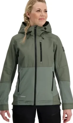 Alaska 1795 Alaska Trekking Lite Pro Jacket naisten takki, harmaavihreä Outlet