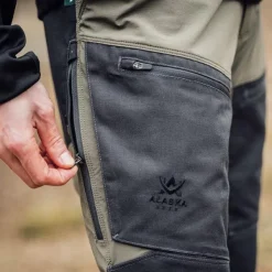 Alaska Trekking Lite Pro -miesten housut, Dark Olive / Grey-Alaska 1795 Best