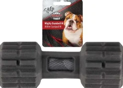 All For Paws Hundleksak Mighty Rex Dumbell Svart M 17,5 cm Clearance