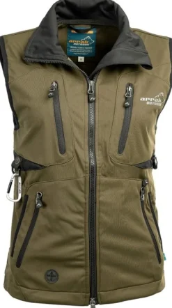 Arrak Acadia Softshell Vest Olive -naisten liivi, oliivi-Arrak Outdoor Best