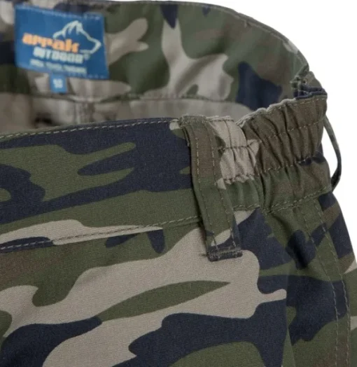 Arrak Outdoor Arrak Active Stretch Pants Camo -naisten tekniset housut, camo New