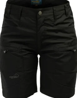 Arrak Outdoor Arrak Active Stretch Shorts naisten shortsit, musta Best