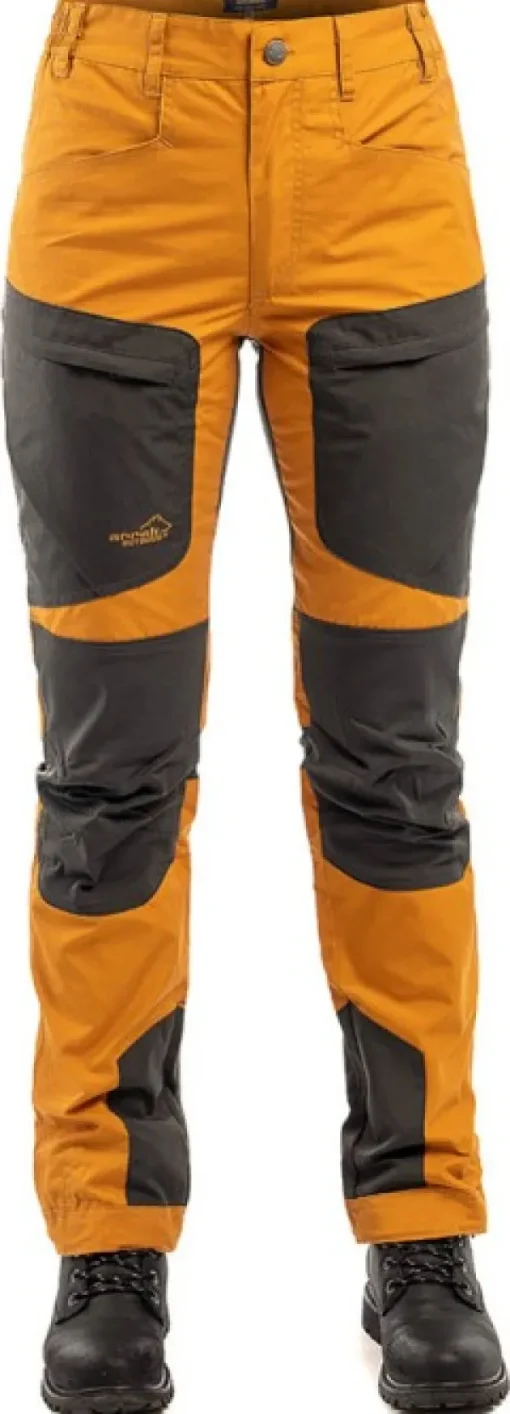 Arrak Outdoor Arrak Active Stretch -ulkoiluhousut naisille, oranssi/musta Online