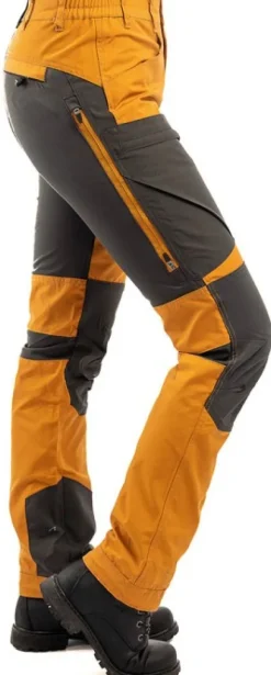 Arrak Outdoor Arrak Active Stretch -ulkoiluhousut naisille, oranssi/musta Online