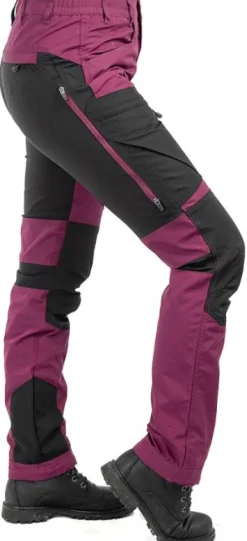 Arrak Outdoor Arrak Active Stretch -ulkoiluhousut naisille, violetti/musta Clearance