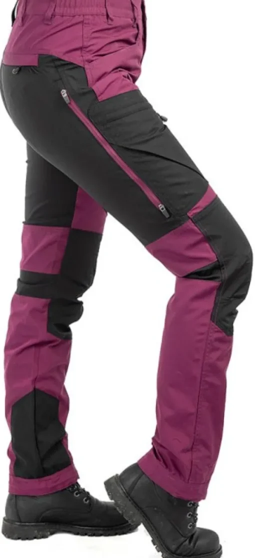 Arrak Outdoor Arrak Active Stretch -ulkoiluhousut naisille, violetti/musta Clearance