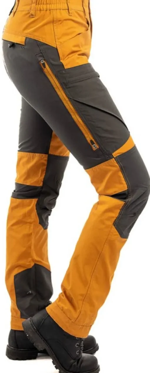 Arrak Outdoor Arrak Active Stretch -ulkoiluhousut naisille, oranssi/musta Online