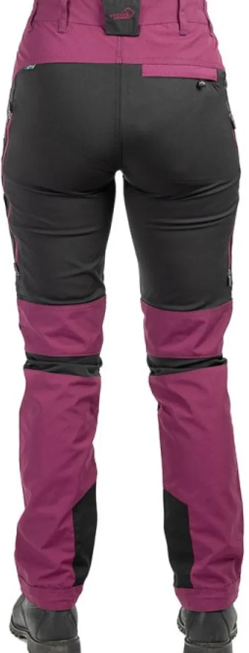 Arrak Outdoor Arrak Active Stretch -ulkoiluhousut naisille, violetti/musta Clearance