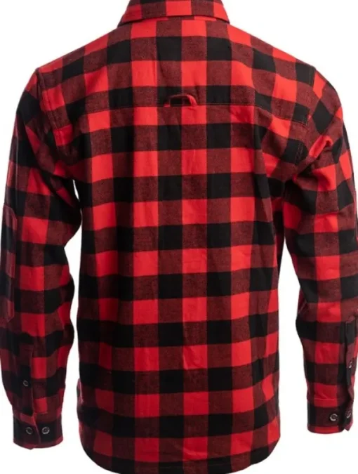Arrak Outdoor Arrak Flannel Shirt Red/Black -flanellipaita, punamusta New