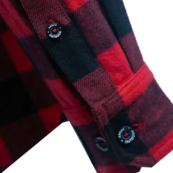 Arrak Outdoor Arrak Flannel Shirt Red/Black -flanellipaita, punamusta New