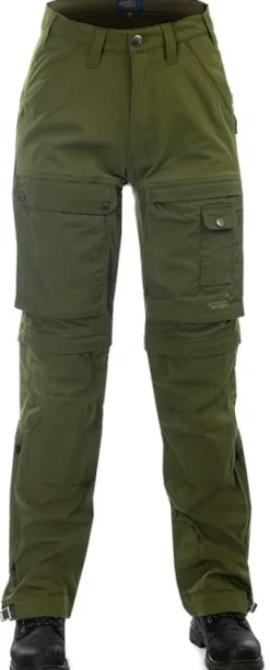 Arrak Flexible Zip Off Pant naisten katkolahjehousut, vihreä-Arrak Outdoor Sale