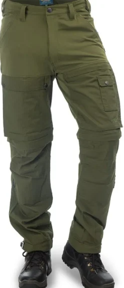 Arrak Outdoor Arrak Flexible Zip Off Pant katkolahjehousut, vihreä Outlet