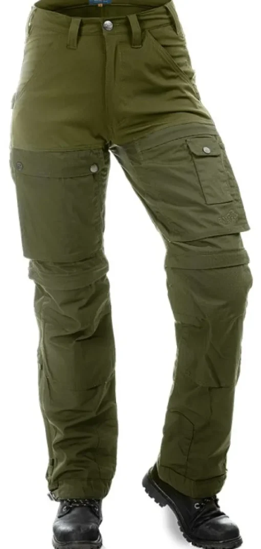 Arrak Flexible Zip Off Pant naisten katkolahjehousut, vihreä-Arrak Outdoor Sale