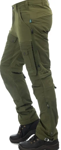 Arrak Outdoor Arrak Flexible Zip Off Pant katkolahjehousut, vihreä Outlet