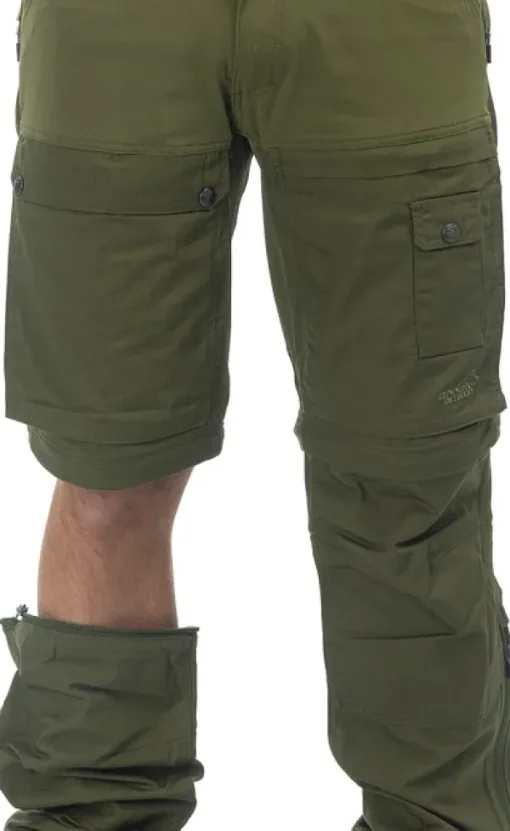 Arrak Outdoor Arrak Flexible Zip Off Pant katkolahjehousut, vihreä Outlet